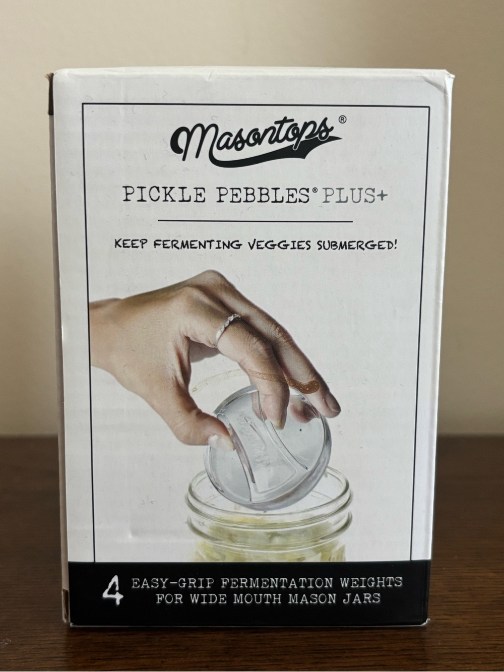 Mason Jar Pickle Pebble Fermentation Weights